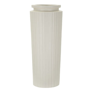Vaso Decorativo MF808, Beige, Poliresina, 32x32x80 cm, Seven Design