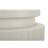 Vaso Decorativo MF808, Beige, Poliresina, 32x32x80 cm, Seven Design