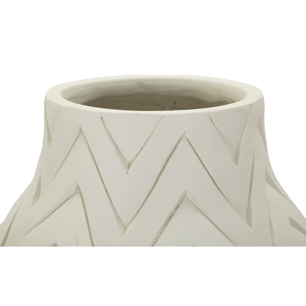 Vaso Decorativo MF813, Beige, Poliresina, 29x29x60 cm, Seven Design