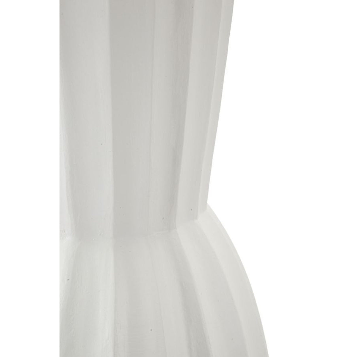 Vaso Decorativo MF828, Bianco, Poliresina, 25x25x50 cm, Seven Design