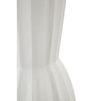 Vaso Decorativo MF828, Bianco, Poliresina, 25x25x50 cm, Seven Design