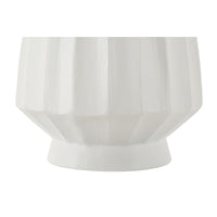 Vaso Decorativo MF828, Bianco, Poliresina, 25x25x50 cm, Seven Design