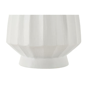 Vaso Decorativo MF828, Bianco, Poliresina, 25x25x50 cm, Seven Design