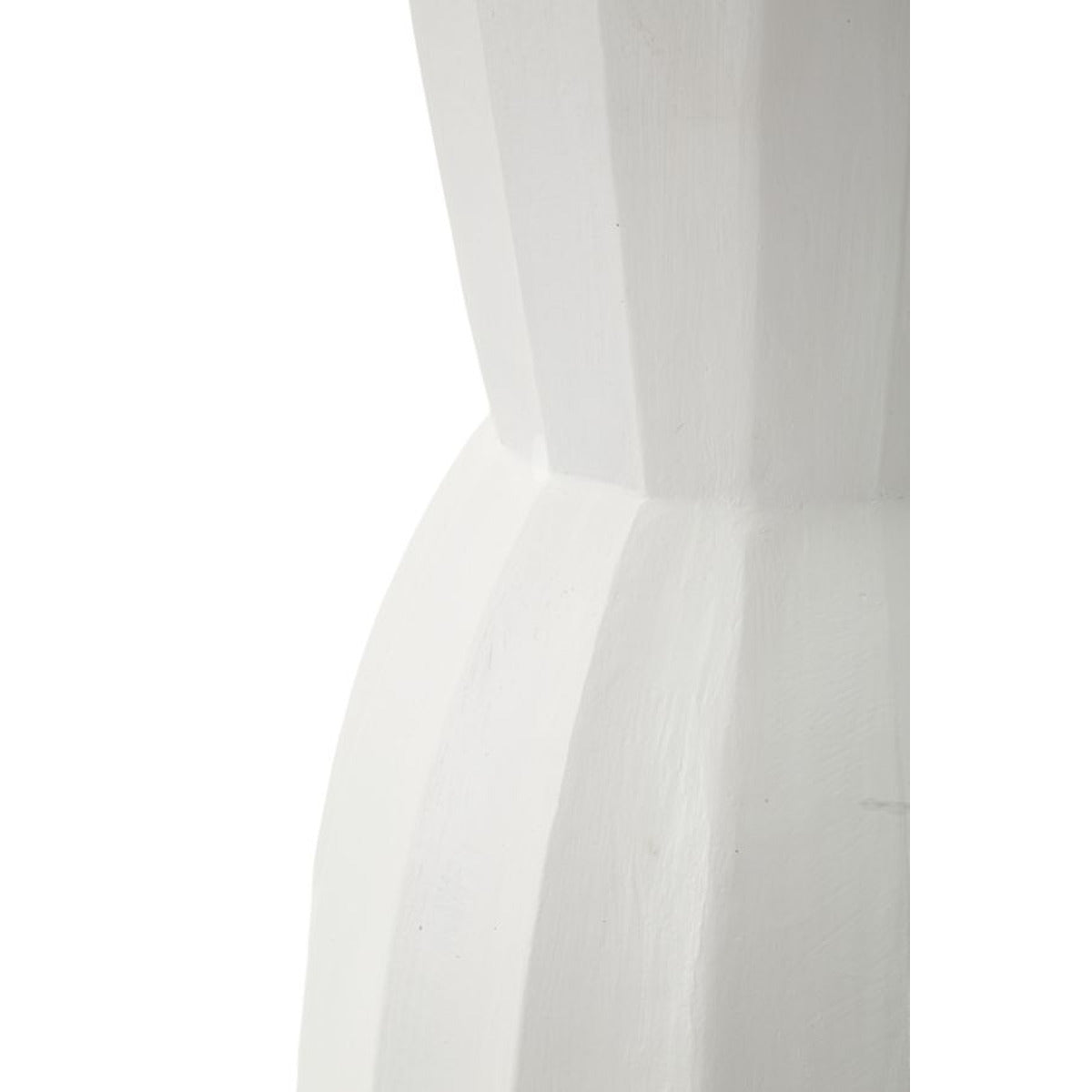 Vaso Decorativo MF827, Bianco, Poliresina, 24x24x41 cm, Seven Design