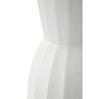 Vaso Decorativo MF827, Bianco, Poliresina, 24x24x41 cm, Seven Design