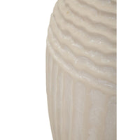 Vaso Decorativo MF818, Beige, Poliresina, 30x30x38,5 cm, Seven Design