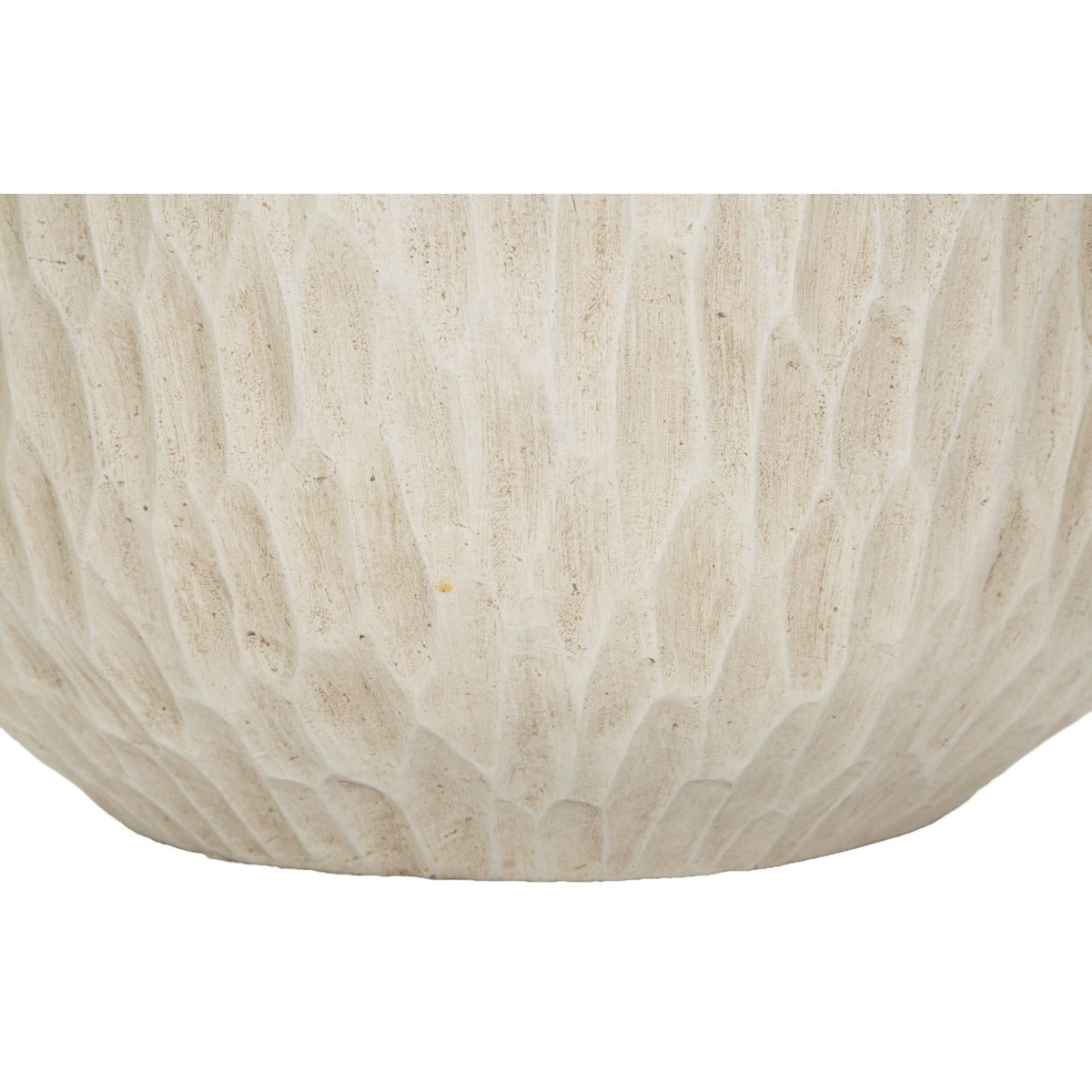 Vaso Decorativo MF824, Beige, Poliresina, 35x35x32,5 cm, Seven Design