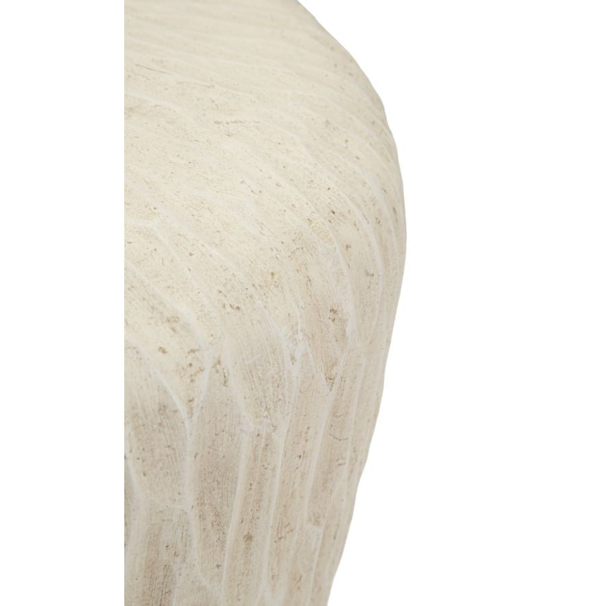 Vaso Decorativo MF824, Beige, Poliresina, 35x35x32,5 cm, Seven Design