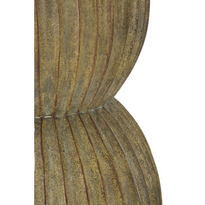 Vaso Decorativo MF825, Verde, Poliresina, 25x25x52,5 cm, Seven Design