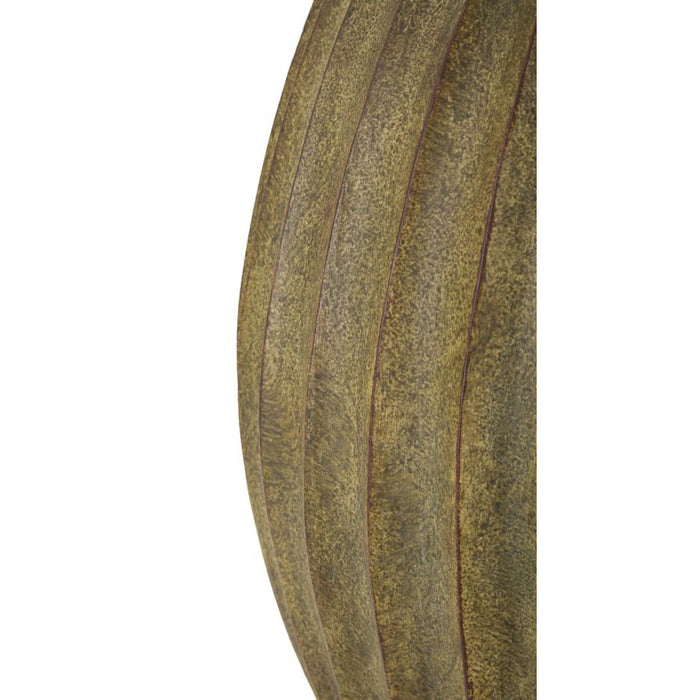 Vaso Decorativo MF815, Verde, Poliresina, 32x32x32,5 cm, Seven Design