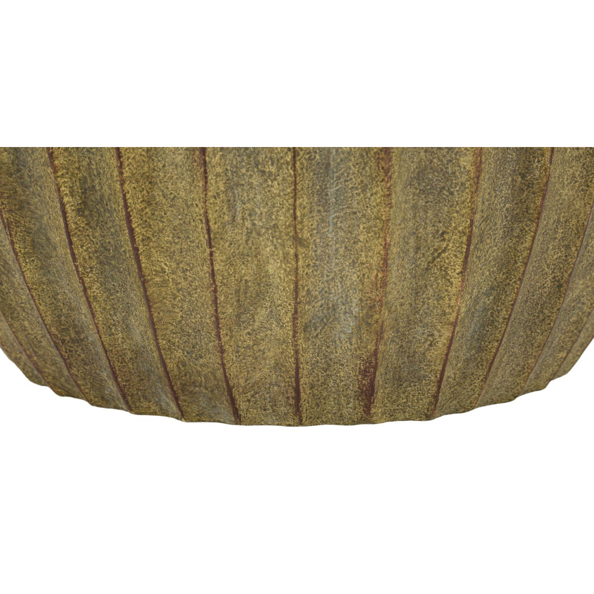 Vaso Decorativo MF815, Verde, Poliresina, 32x32x32,5 cm, Seven Design