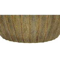 Vaso Decorativo MF815, Verde, Poliresina, 32x32x32,5 cm, Seven Design