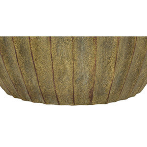 Vaso Decorativo MF815, Verde, Poliresina, 32x32x32,5 cm, Seven Design