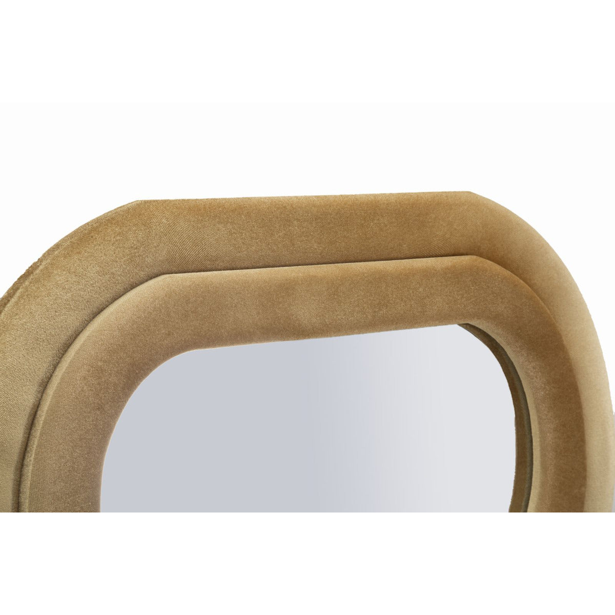 Specchio con Cornice Onda 1, Oro, MDF, 60x6x160 cm, Seven Design