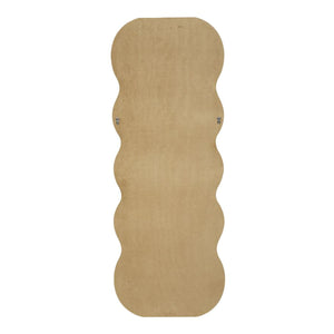 Specchio con Cornice Onda 1, Oro, MDF, 60x6x160 cm, Seven Design