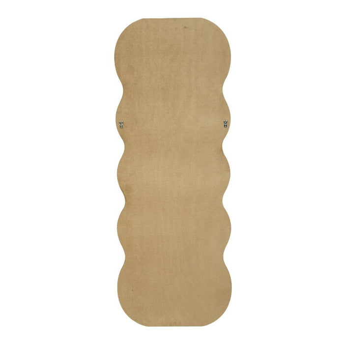 Specchio con Cornice Onda 1, Oro, MDF, 60x6x160 cm, Seven Design