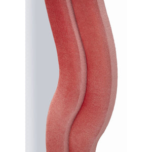 Specchio con Cornice Onda 2, Rosa, MDF, 60x6x160 cm, Seven Design