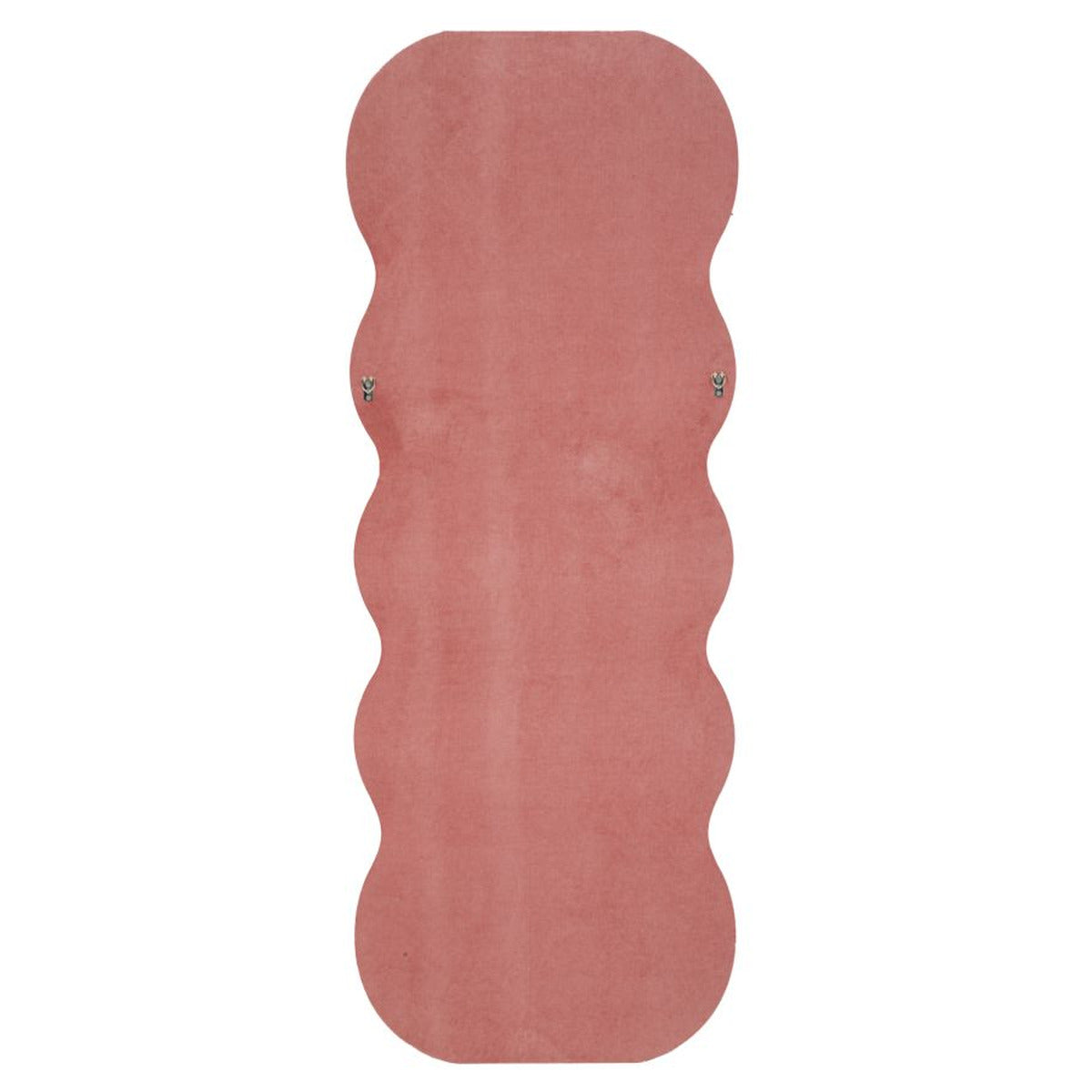 Specchio con Cornice Onda 2, Rosa, MDF, 60x6x160 cm, Seven Design