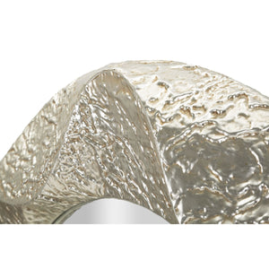 Specchio con Cornice MF779, Argento, Metallo, 104x7x104 cm, Seven Design