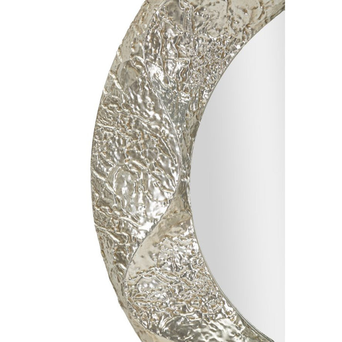 Specchio con Cornice MF779, Argento, Metallo, 104x7x104 cm, Seven Design