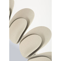 Specchio con Cornice MF781, Beige, Metallo, 85x85x6 cm, Seven Design