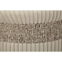 Set di 3 Pouf MF768, Beige, MDF, 40,5x40,5x49,5 cm, Seven Design