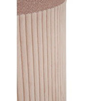 Set di 3 Pouf MF769, Rosa, MDF, 40,5x40,5x49,5 cm, Seven Design