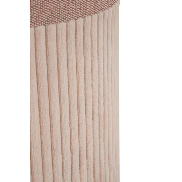 Set di 3 Pouf MF769, Rosa, MDF, 40,5x40,5x49,5 cm, Seven Design