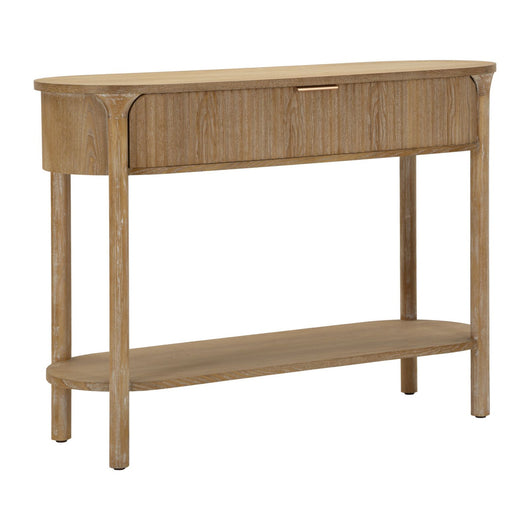 Tavolo Consolle MF758, Marrone, Legno, 110x40x80 cm, Seven Design