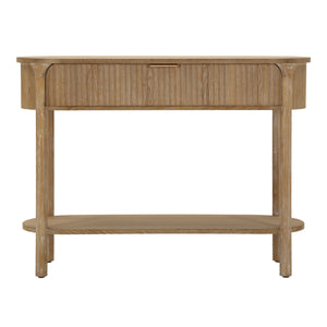 Tavolo Consolle MF758, Marrone, Legno, 110x40x80 cm, Seven Design