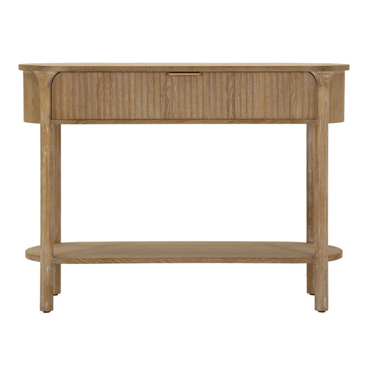 Tavolo Consolle MF758, Marrone, Legno, 110x40x80 cm, Seven Design