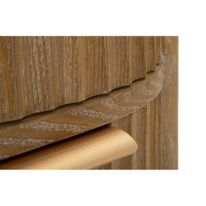 Comodino MF754, Marrone, Legno, 38x34,5x52 cm, Seven Design