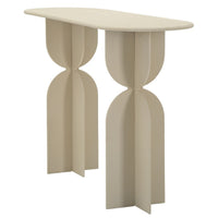 Tavolo Consolle MF759, Beige, Metallo, 120x40x75,5 cm, Seven Design