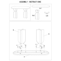 Tavolo Consolle MF759, Beige, Metallo, 120x40x75,5 cm, Seven Design