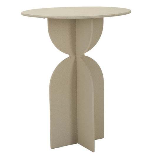 Tavolino MF800, Beige, Metallo, 45x45x58 cm, Seven Design