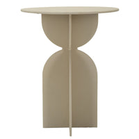 Tavolino MF800, Beige, Metallo, 45x45x58 cm, Seven Design