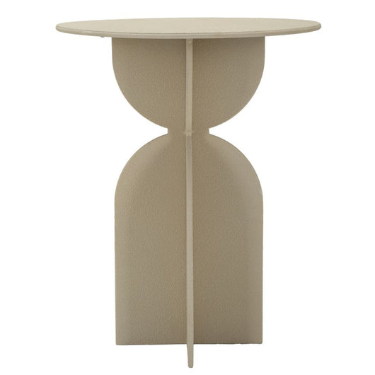Tavolino MF800, Beige, Metallo, 45x45x58 cm, Seven Design