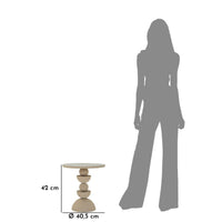 Tavolino MF799, Beige, Metallo, 40,5x40,5x42 cm, Seven Design