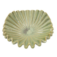 Vassoio MF855, Verde, Ceramica, 40x40x13 cm, Seven Design