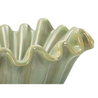 Vassoio MF856, Verde, Ceramica, 33x33x14,5 cm, Seven Design