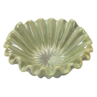 Vassoio MF856, Verde, Ceramica, 33x33x14,5 cm, Seven Design