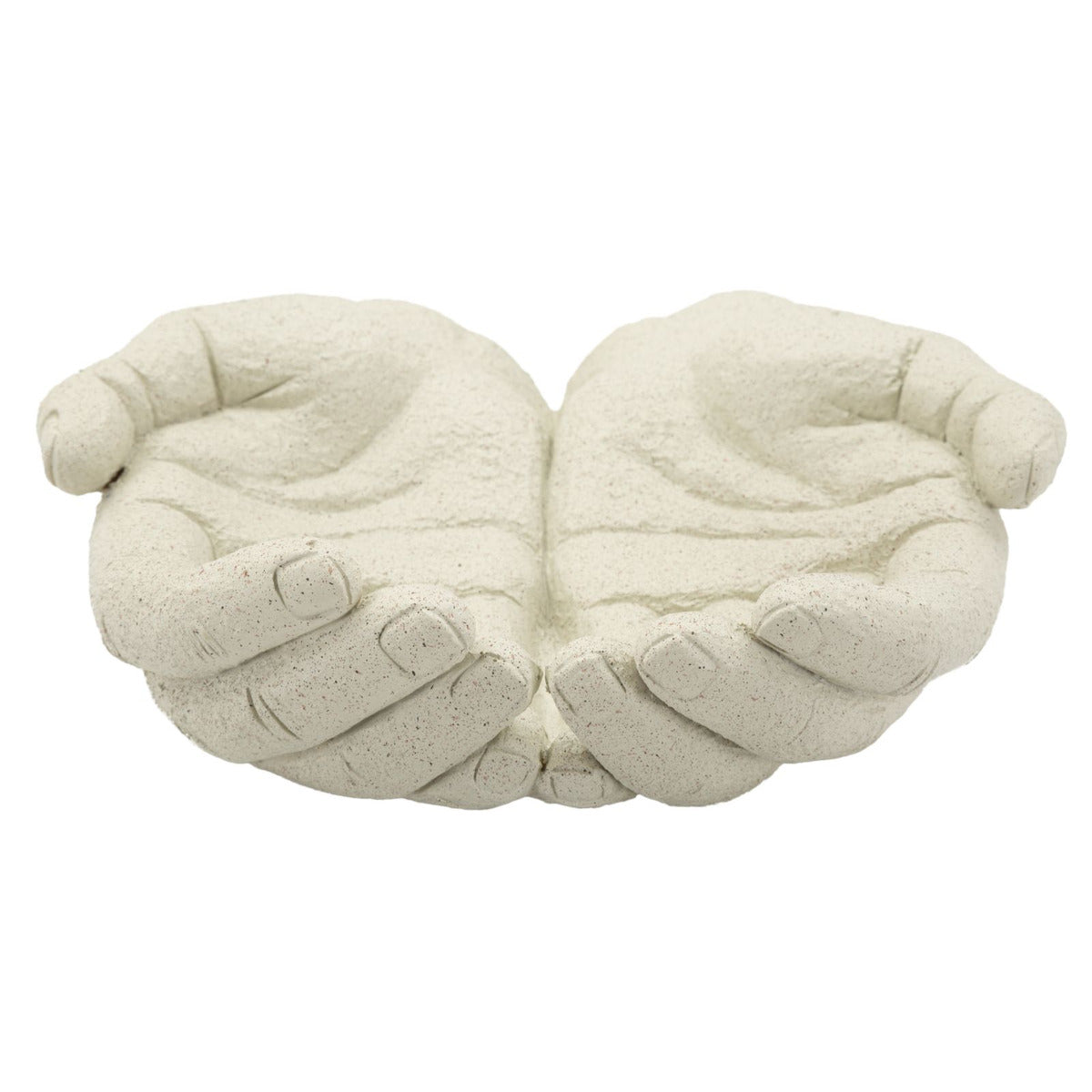 Vassoio Mani, Beige, Poliresina, 22,7x20x7,3 cm, Seven Design