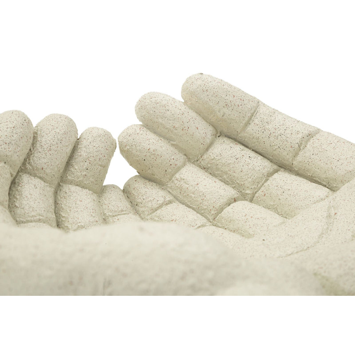 Vassoio Mani, Beige, Poliresina, 22,7x20x7,3 cm, Seven Design