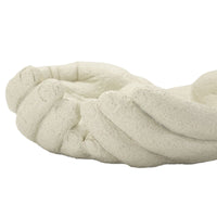 Vassoio Mani, Beige, Poliresina, 22,7x20x7,3 cm, Seven Design