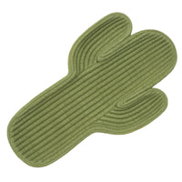 Vassoio Cactus, Verde, Poliresina, 34x3x20 cm, Seven Design