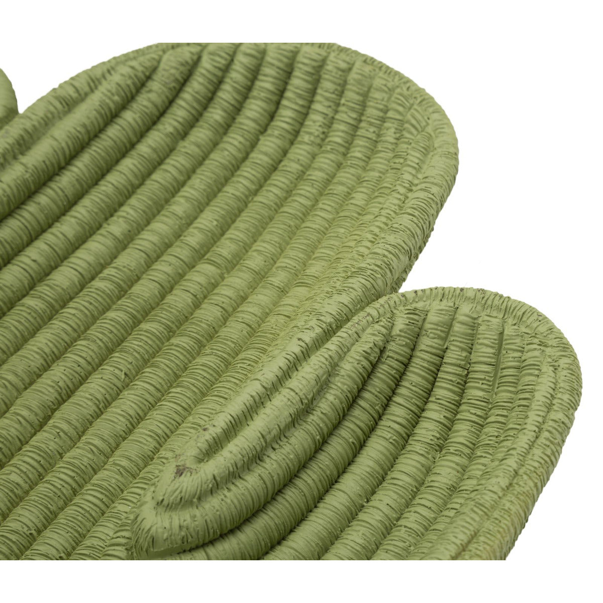Vassoio Cactus, Verde, Poliresina, 34x3x20 cm, Seven Design