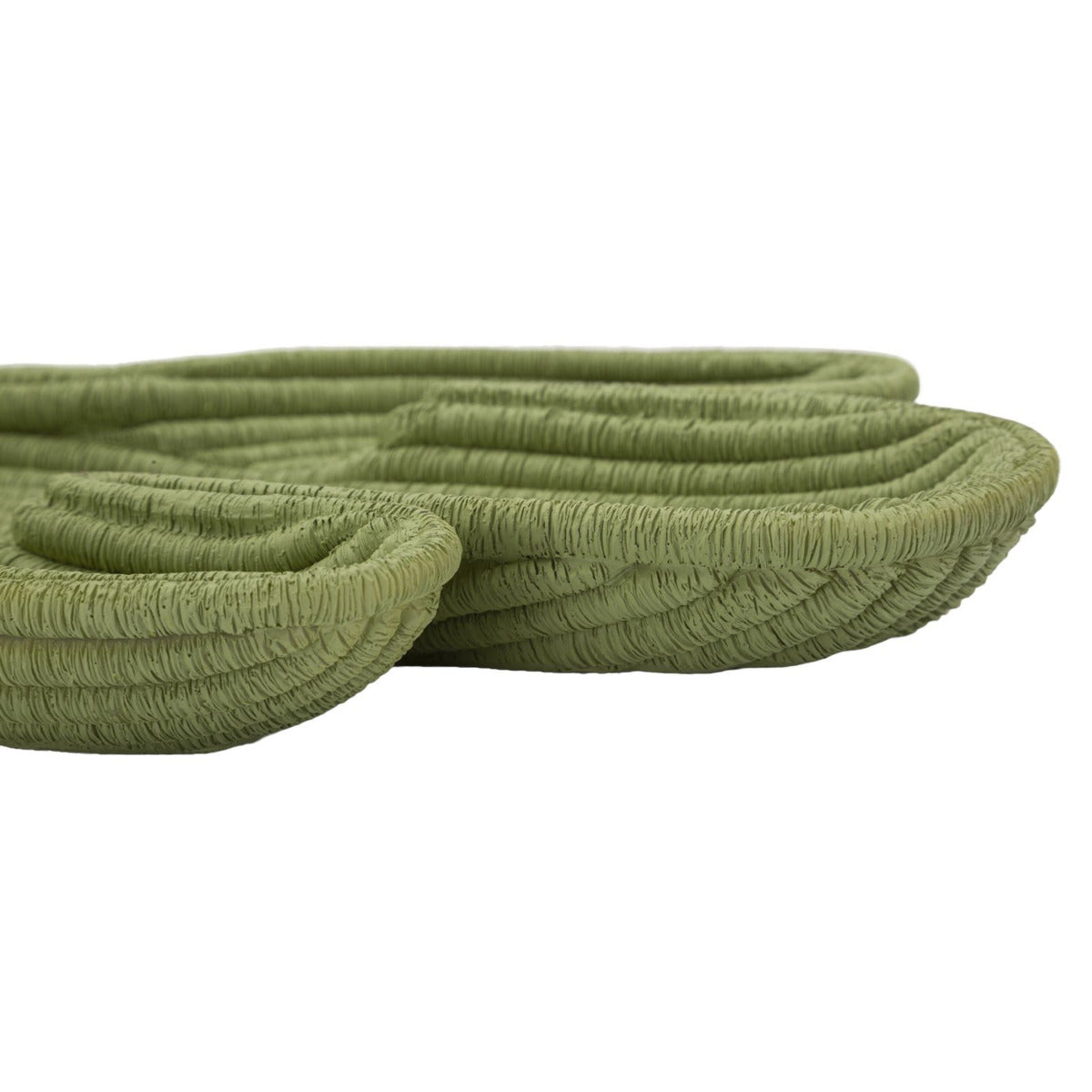 Vassoio Cactus, Verde, Poliresina, 34x3x20 cm, Seven Design