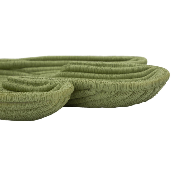 Vassoio Cactus, Verde, Poliresina, 34x3x20 cm, Seven Design