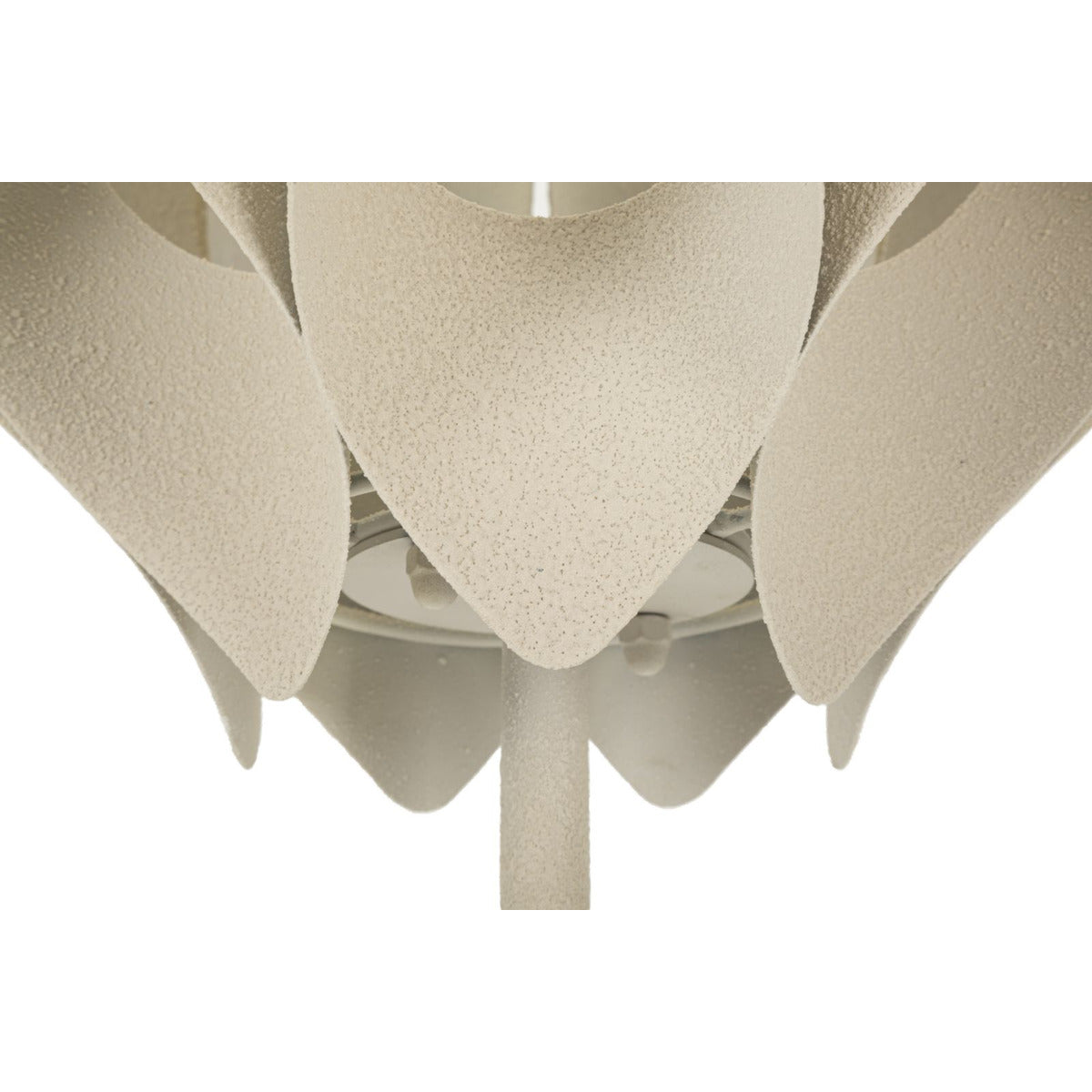 Lampada da Tavolo MF763, Beige, Metallo, 28x28x57 cm, Seven Design