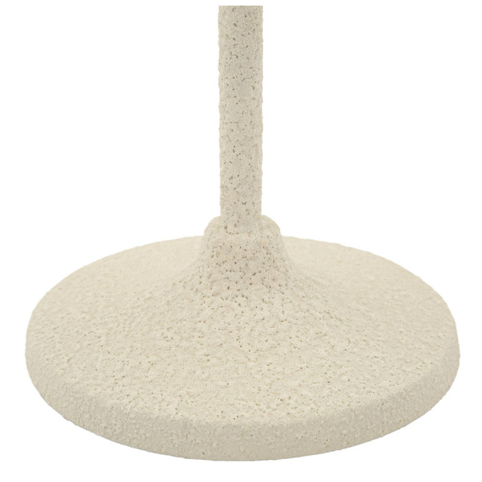 Portacandela MF745, Beige, Metallo, 9,5x9,5x22,5 cm, Seven Design